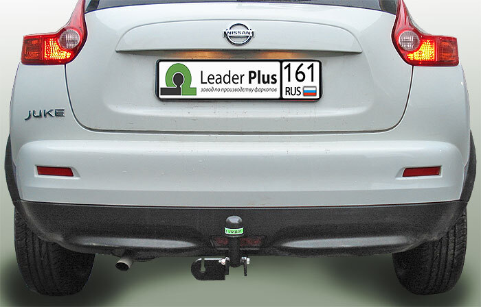 

Фаркоп Лидер-Плюс для NISSAN JUKE (F15) (2WD) 2010- с электрикой (Smart) и сертифкатом в к