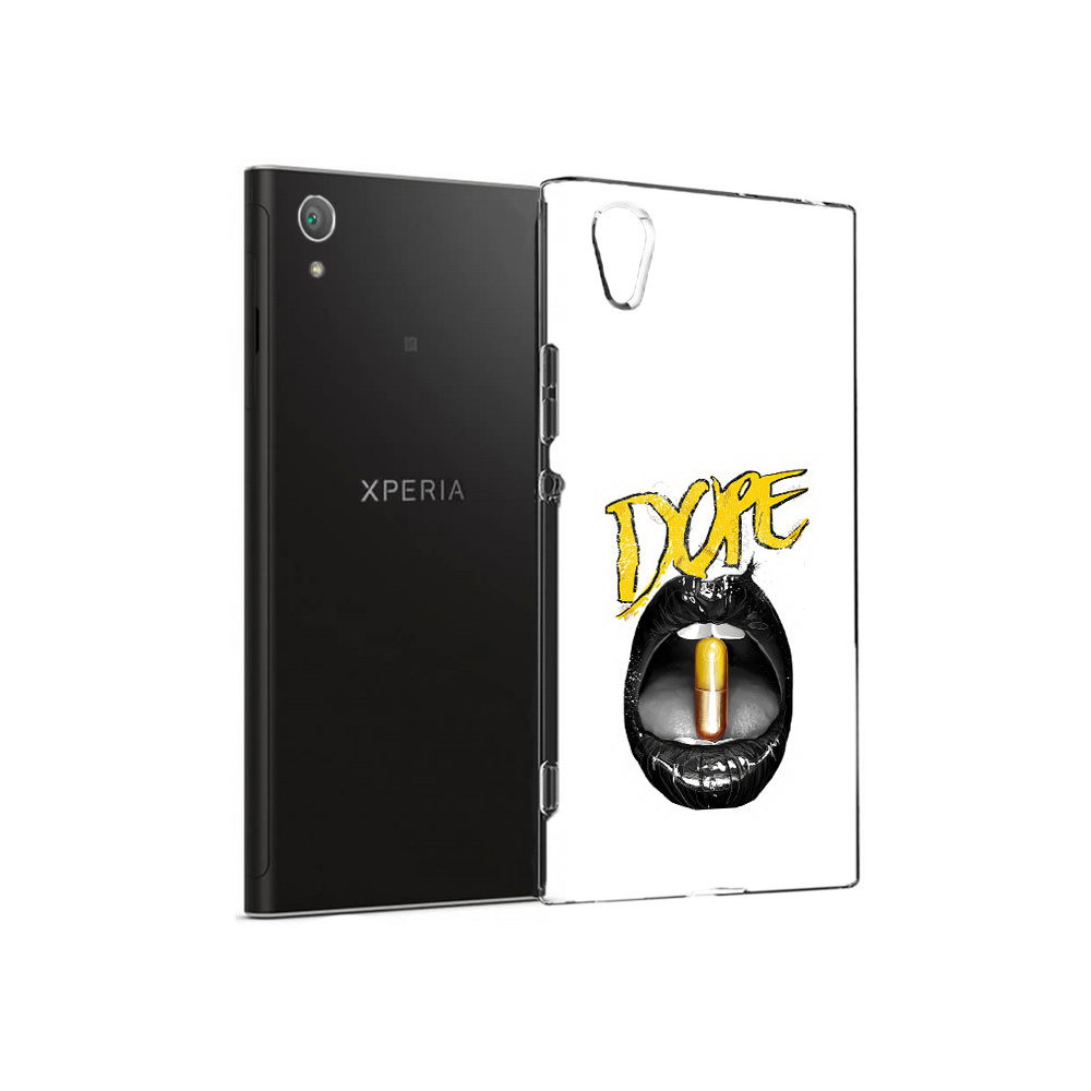 

Чехол MyPads Tocco для Sony Xperia XA1 Plus губы (PT77220.224.303), Прозрачный, Tocco