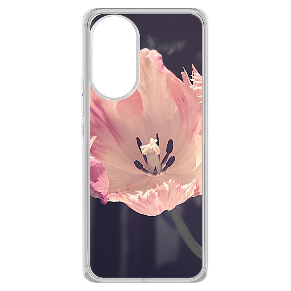 фото Чехол-накладка krutoff clear case тюльпан для honor 50