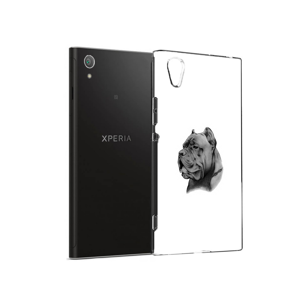 

Чехол MyPads Tocco для Sony Xperia XA1 Plus грозный бульдог (PT77220.224.300), Прозрачный, Tocco