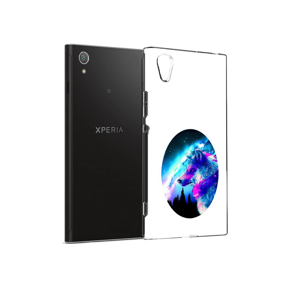 

Чехол MyPads Tocco для Sony Xperia XA1 Plus голубой волк (PT77220.224.293), Прозрачный, Tocco
