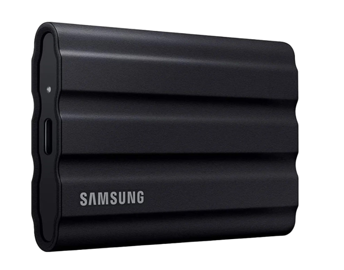 Внешний SSD диск Samsung 2 ТБ T7 Shield USB 3.2 Black