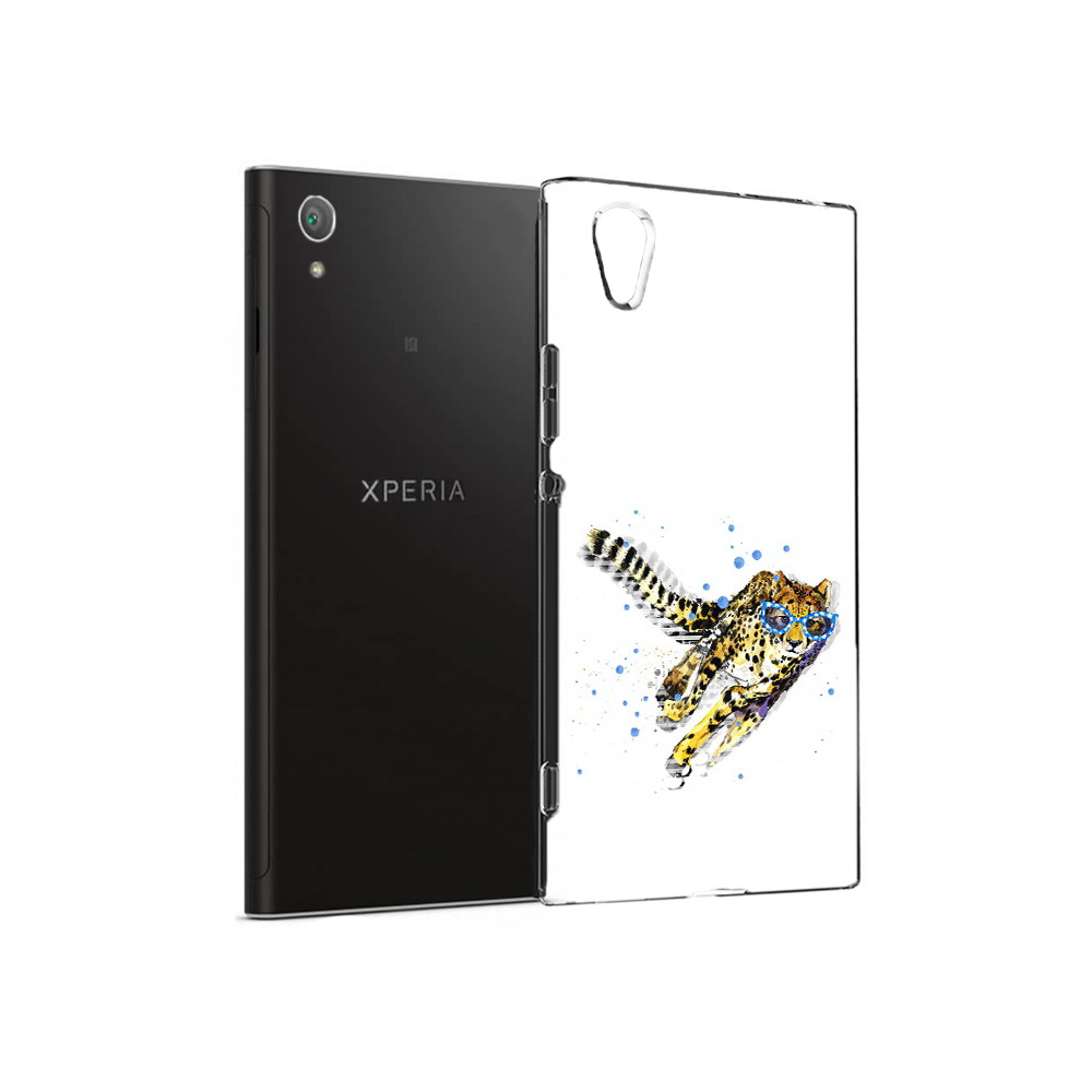 

Чехол MyPads Tocco для Sony Xperia XA1 Plus гепард в очках (PT77220.224.287), Прозрачный, Tocco