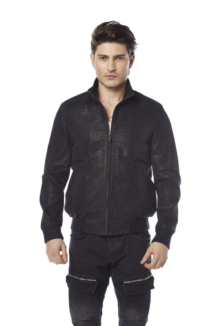 

Кожаная куртка мужская Hodore H35-PC024L синяя M (товары доставляются из-за рубежа), Синий, H35-PC024L