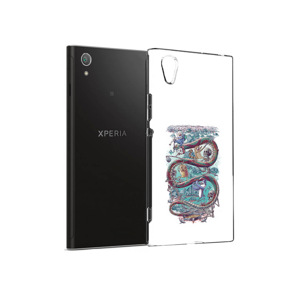 

Чехол MyPads Tocco для Sony Xperia XA1 Plus время приключений страшилка (PT77220.224.280), Прозрачный, Tocco