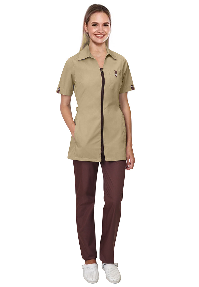 

Костюм медицинский женский Ursus Глория 2 бежевый 56-58/170-176, Глория 2