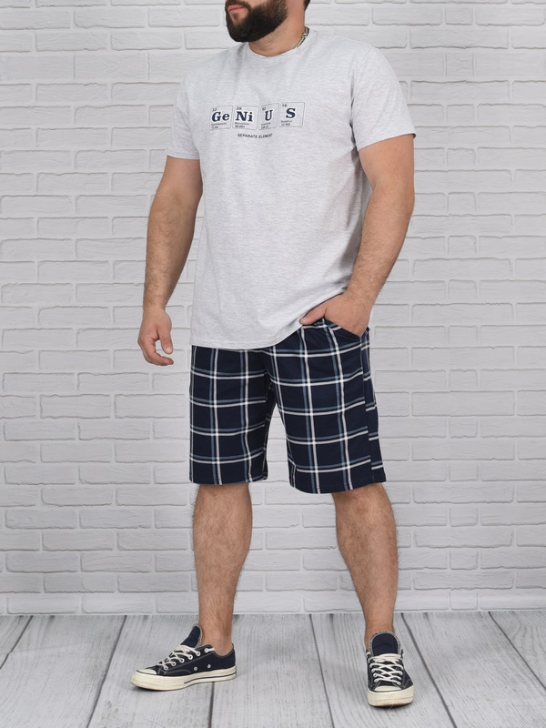 Пижама мужская LIDEKO 511-22 серая 112