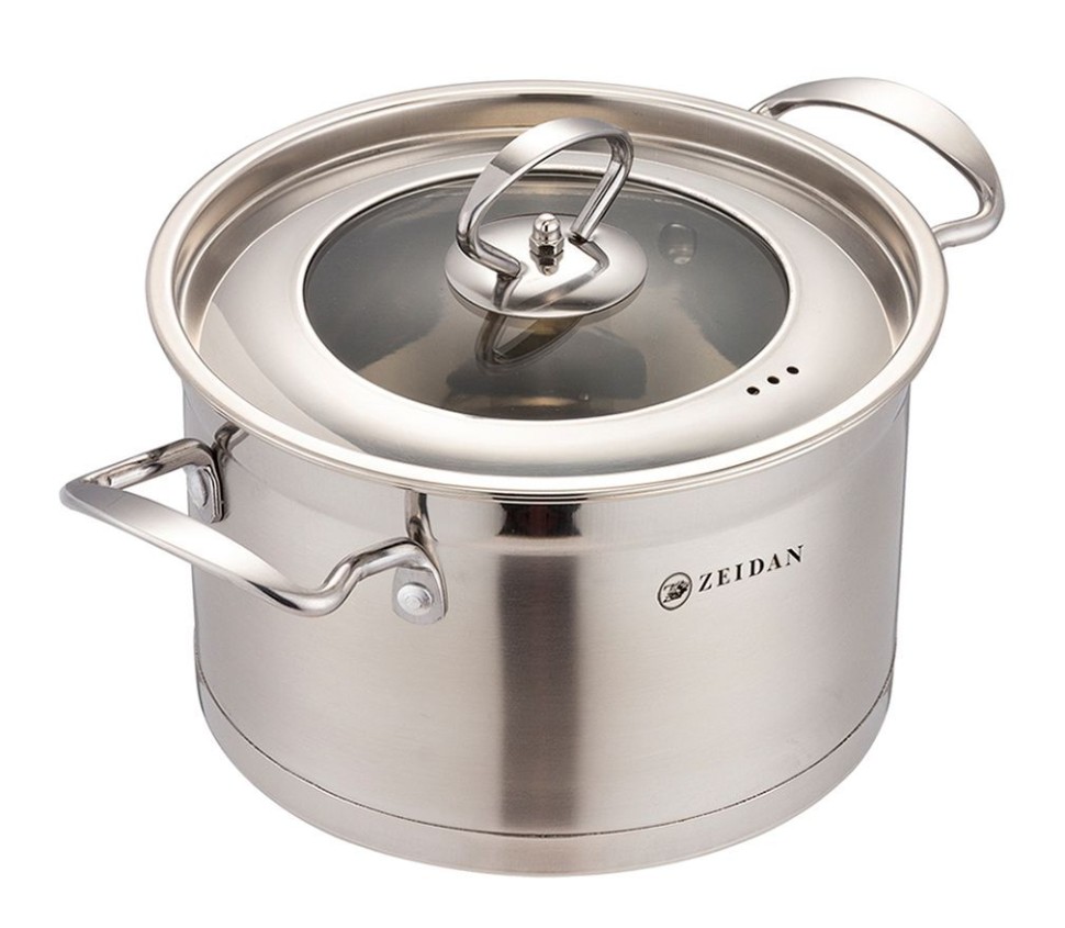 

Кастрюля ZEIDAN Z-501052 SILVER, Серебристый