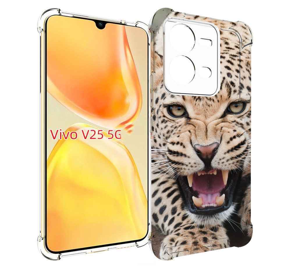 

Чехол MyPads Гепард-красивый мужской для Vivo V25 5G / V25e, Прозрачный, Tocco