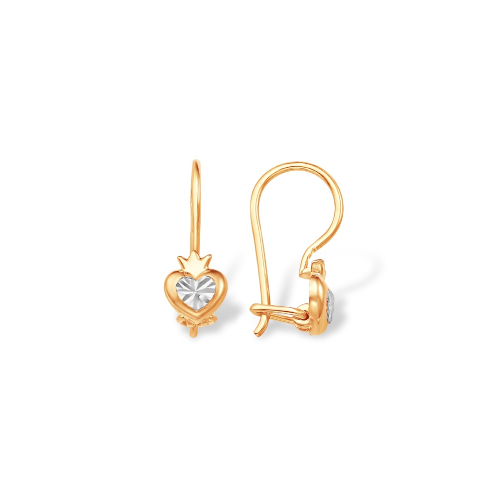 

Серьги из красного золота 585Gold 602001452, 602001452