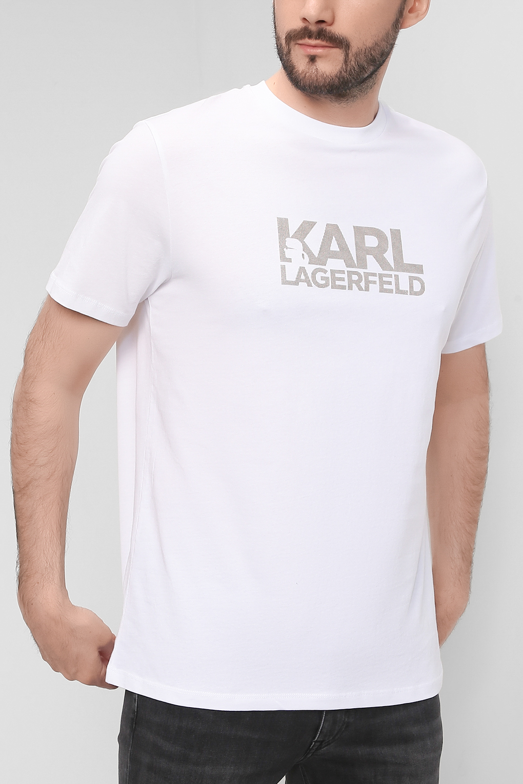 

Футболка мужская Karl Lagerfeld 521224_755400 белая 2XL, Белый, 521224_755400