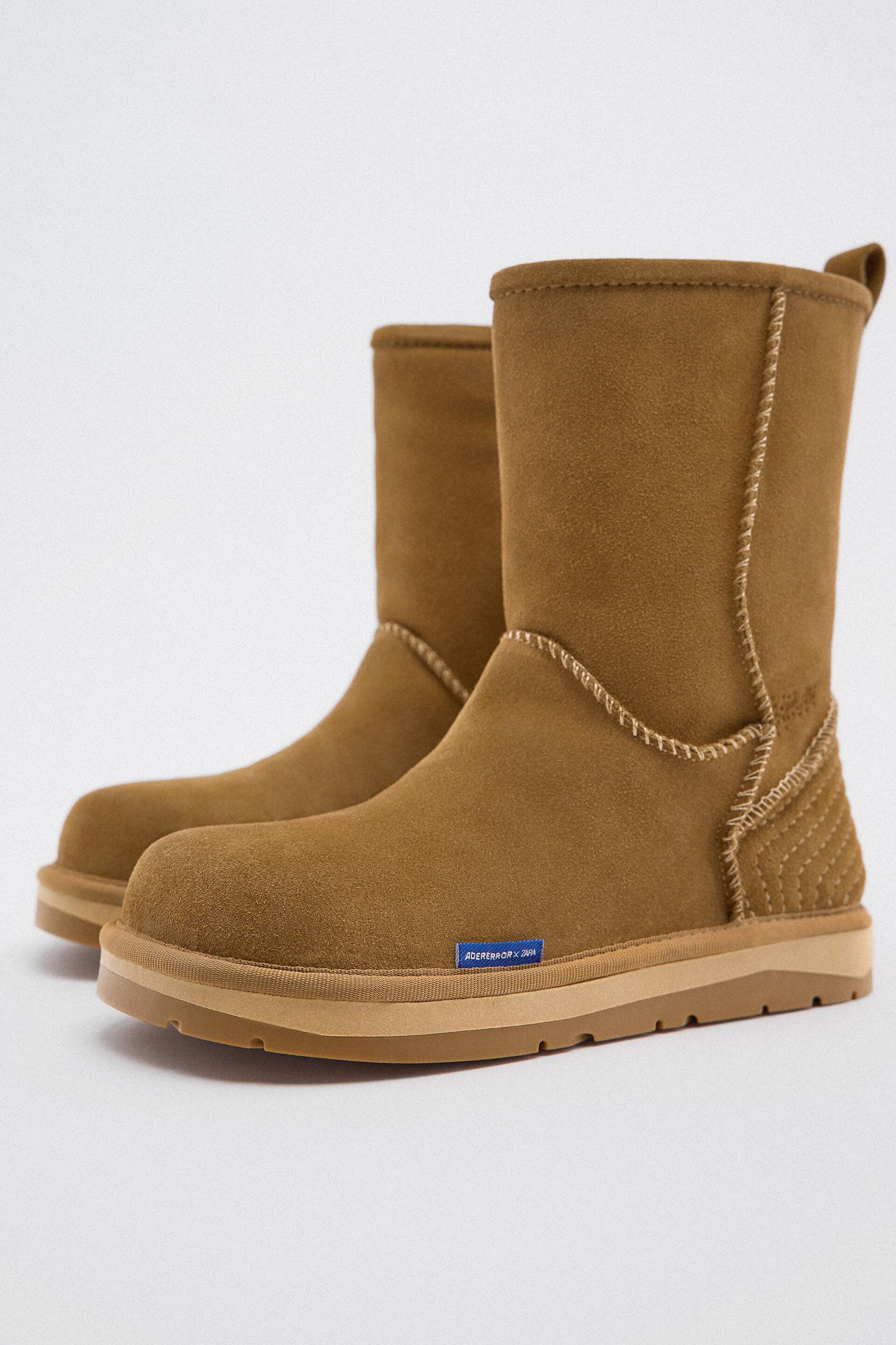 

Угги женские ZARA 222765 коричневые 37 RU (доставка из-за рубежа), 222765