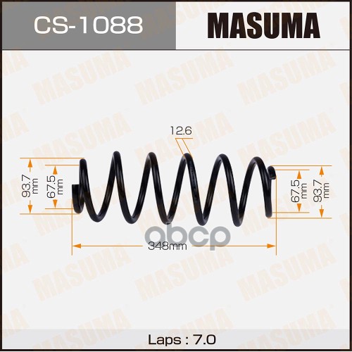 

Пружина подвески TOYOTA 97- задн. MASUMA CS-1088