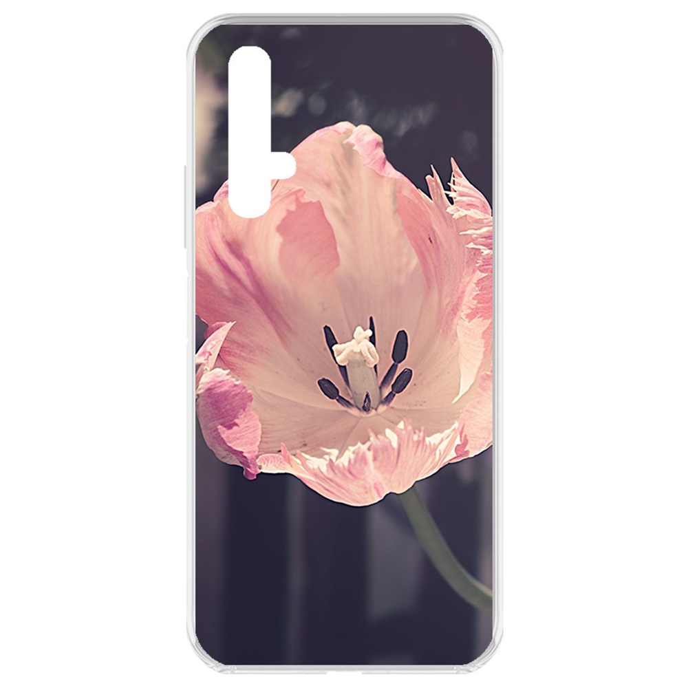 

Чехол-накладка Krutoff Clear Case Тюльпан для Honor 20