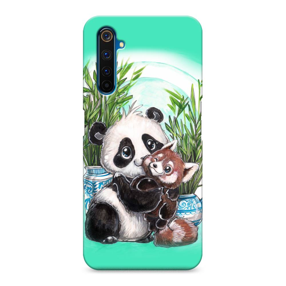 

Пластиковый чехол "Друзья зверята" на Realme 6 Pro, 252820-1