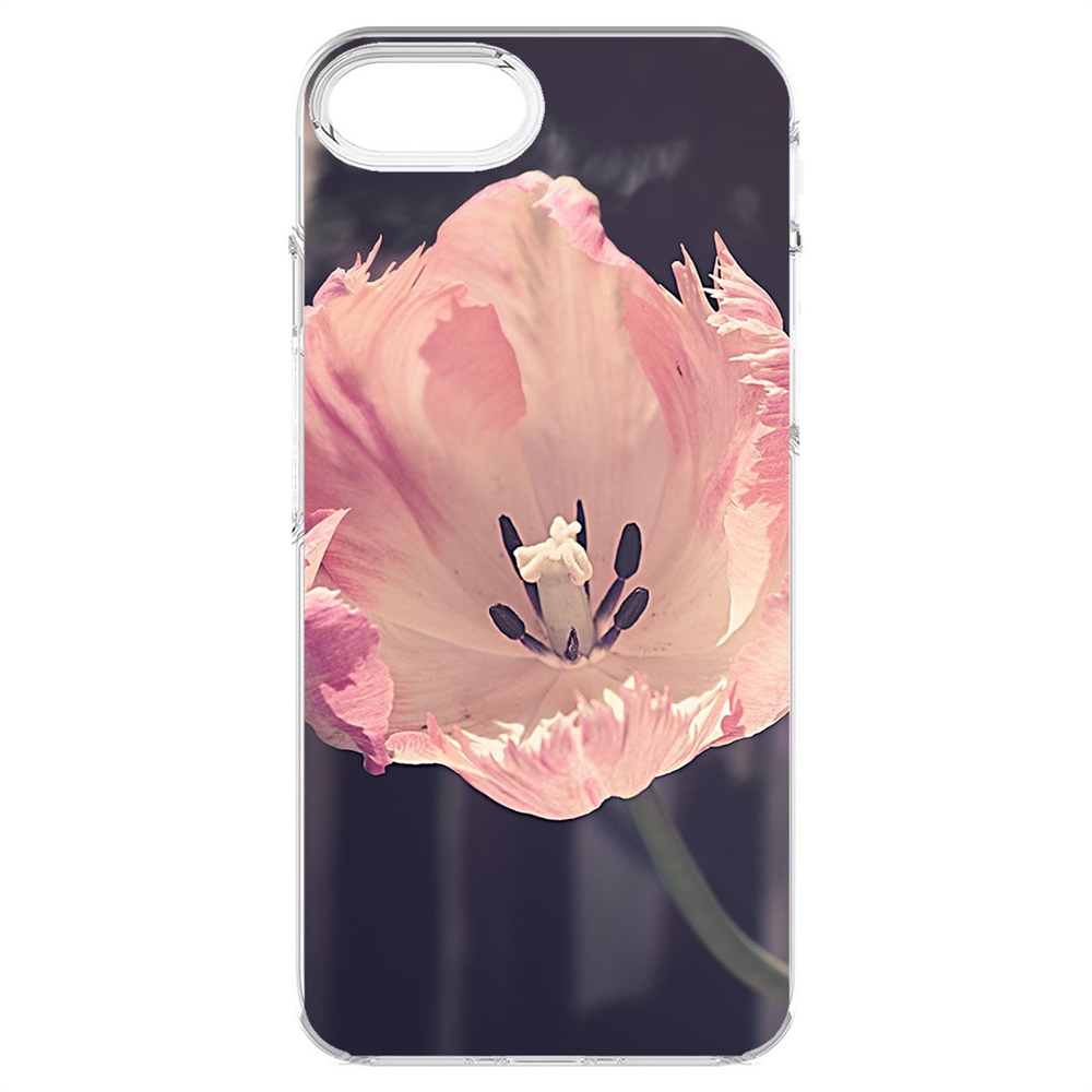 

Чехол-накладка Krutoff Clear Case Тюльпан для iPhone 7/8/SE