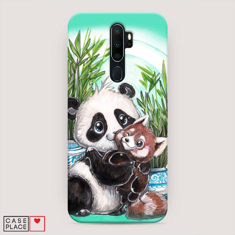 

Пластиковый чехол "Друзья зверята" на Oppo A5 (2020), 251320-1