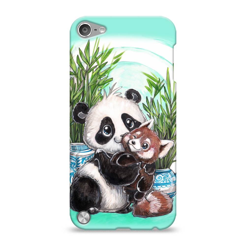 

Пластиковый чехол "Друзья зверята" на Apple iPod Touch, 11120-1