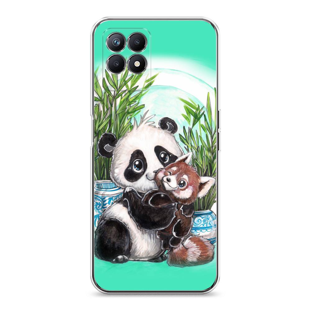 

Чехол Awog на Realme 8i "Друзья зверята", Разноцветный, 257350-2