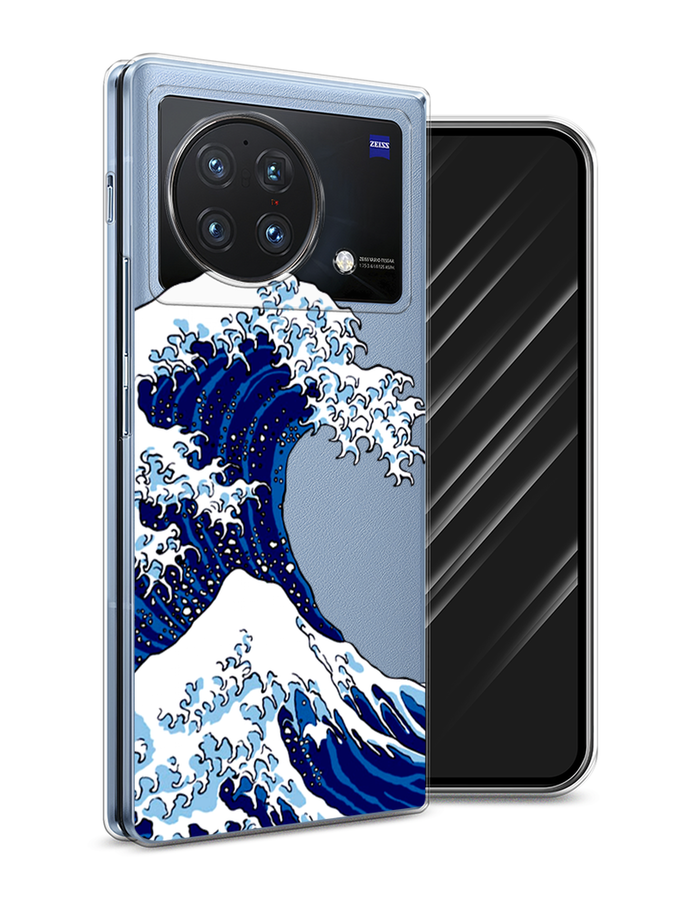 

Чехол Awog на Vivo X Fold "Волна в Канагаве", Разноцветный, 266750-4