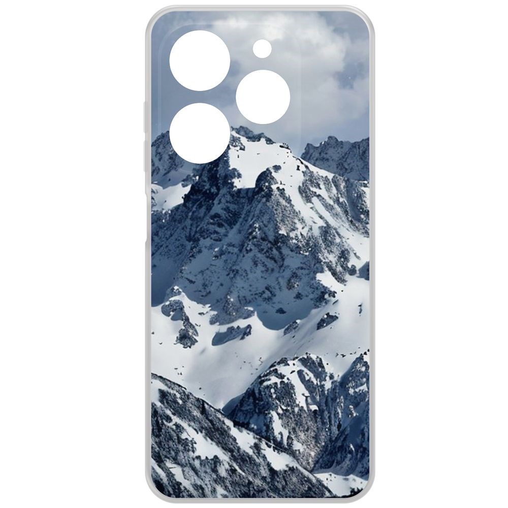 

Чехол-накладка Krutoff Clear Case Горы для TECNO Spark 20С, Прозрачный