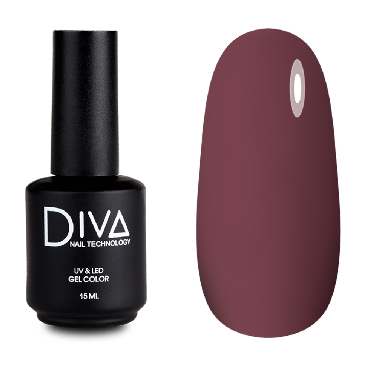 

Гель-лак для ногтей Diva Nail Technology плотный яркий насыщенный красный 15 мл