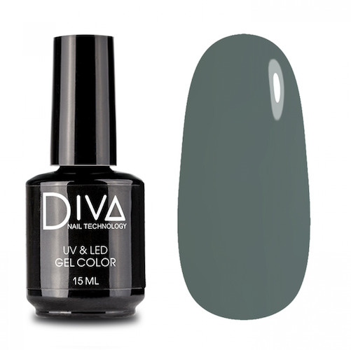 

Гель-лак для ногтей Diva Nail Technology плотный яркий насыщенный зеленый 15 мл