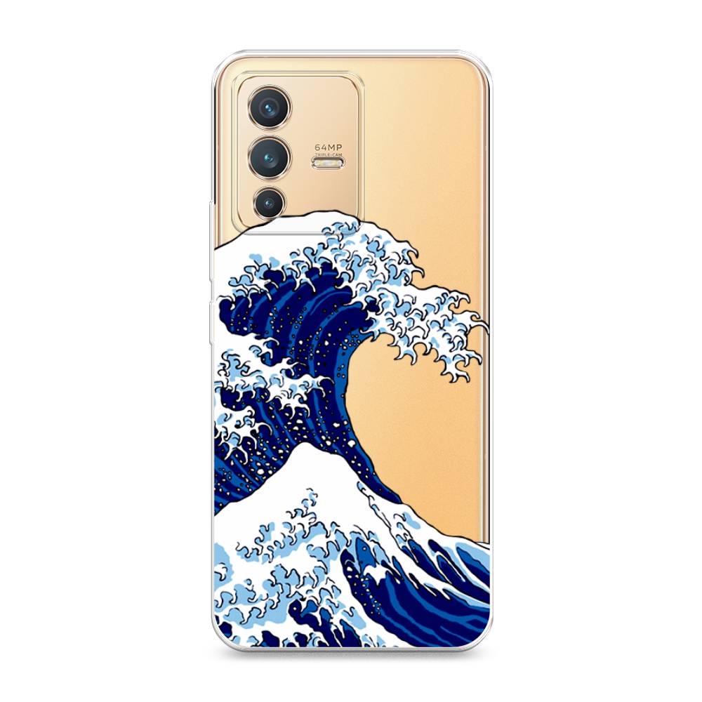 

Чехол Awog на Vivo V23 "Волна в Канагаве", Разноцветный, 266050-4