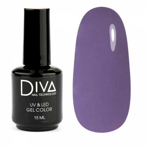 

Гель лак для ногтей с блестками Diva Nail Technology плотный светлый серебро 15 мл