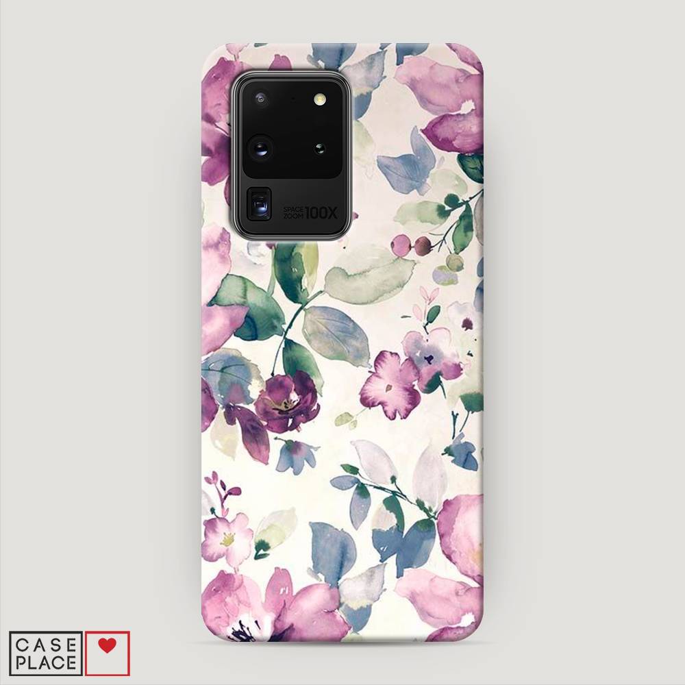 

Пластиковый чехол "Акварельная нежность" на Samsung Galaxy S20 Ultra, 29420-6