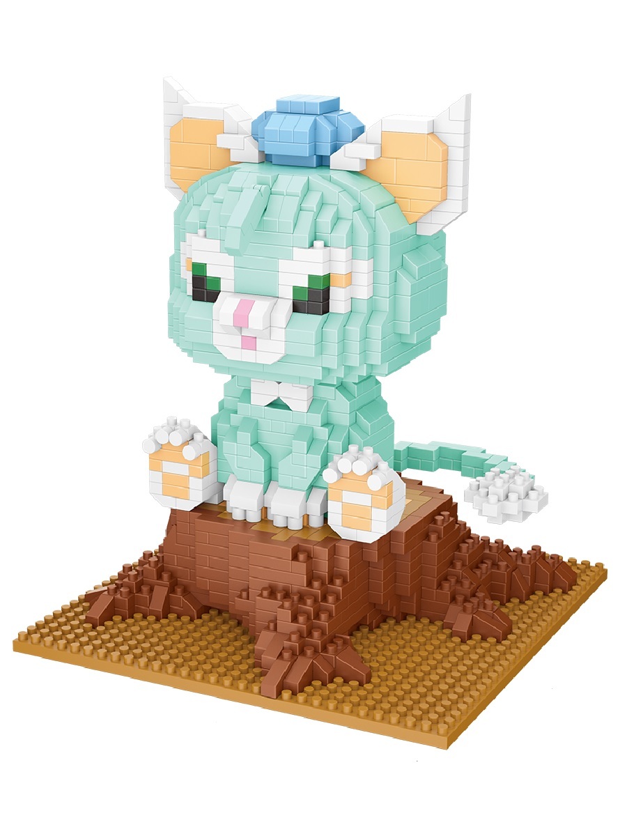 

Конструктор Wisehawk Кот Джелатони 1027 дет. № 2635 Cat Gelatoni Gift Series