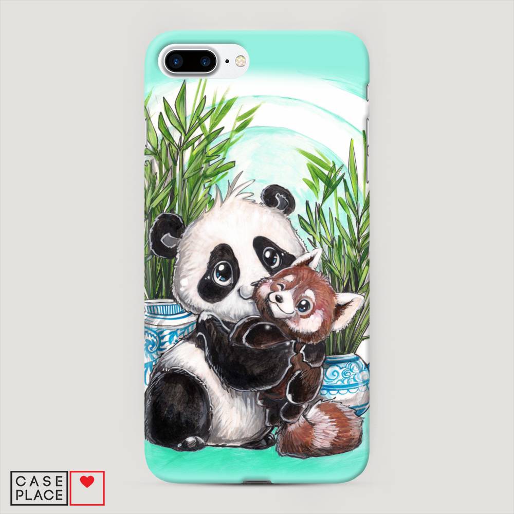 

Пластиковый чехол "Друзья зверята" на Apple iPhone 8 Plus, 10920-1