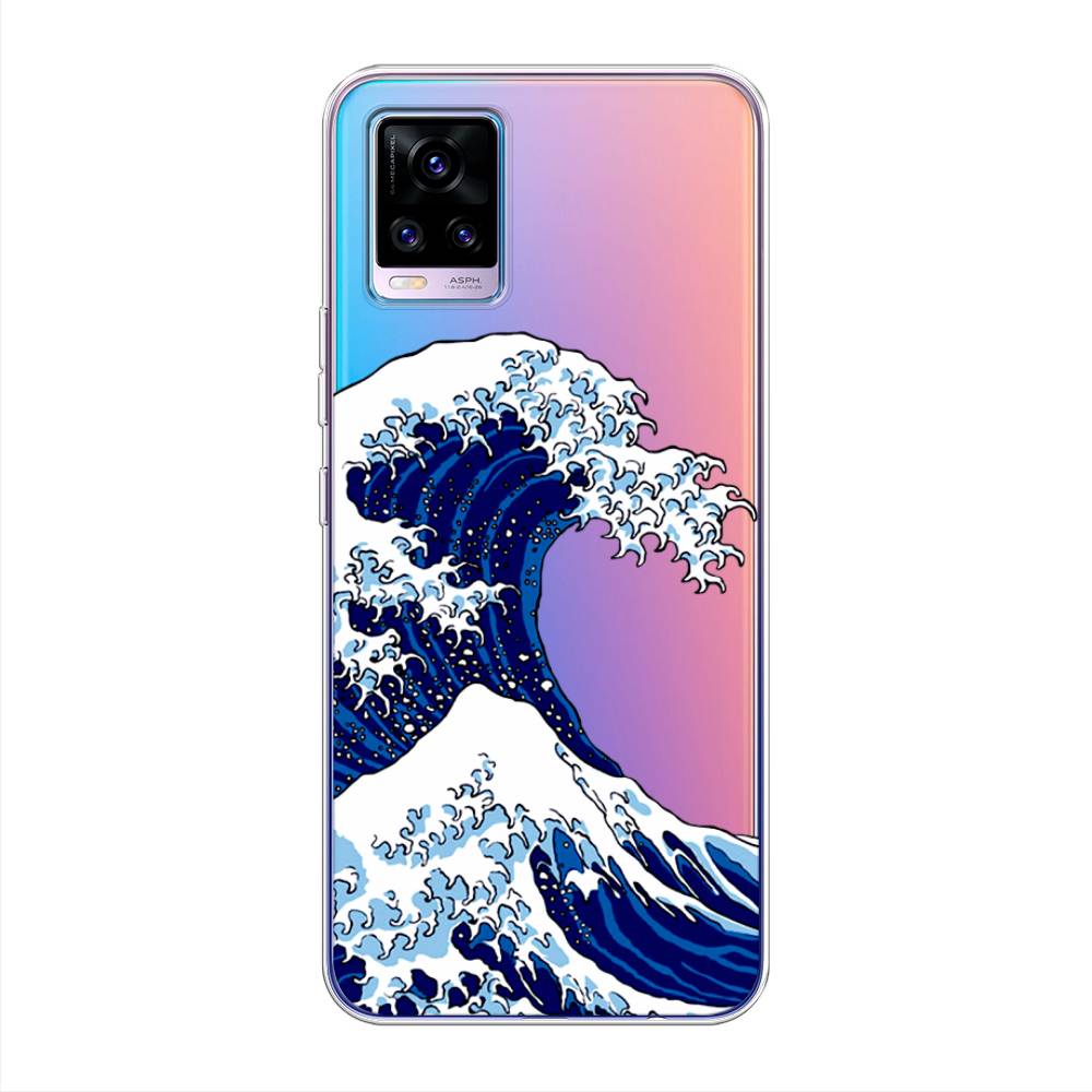 

Чехол Awog на Vivo V20 "Волна в Канагаве", Разноцветный, 263350-4
