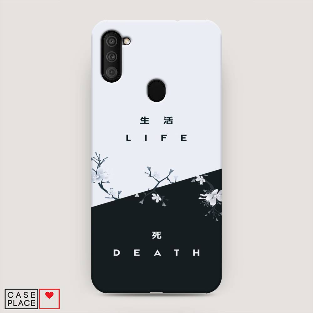 фото Пластиковый чехол "life and death" на samsung galaxy m11 awog