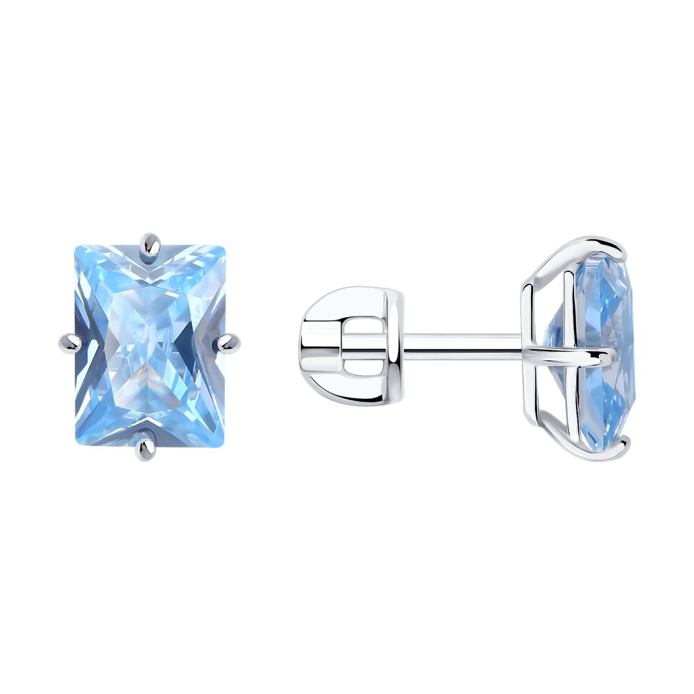 

Серьги из серебра SOKOLOV 94026877, фианит, 94026877