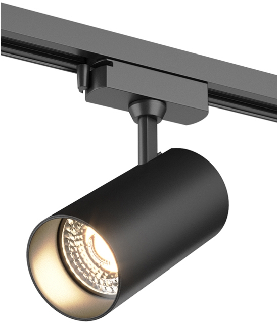 фото Трековый светильник однофазный светодиодный черный denkirs dk6030 dk6040-bk