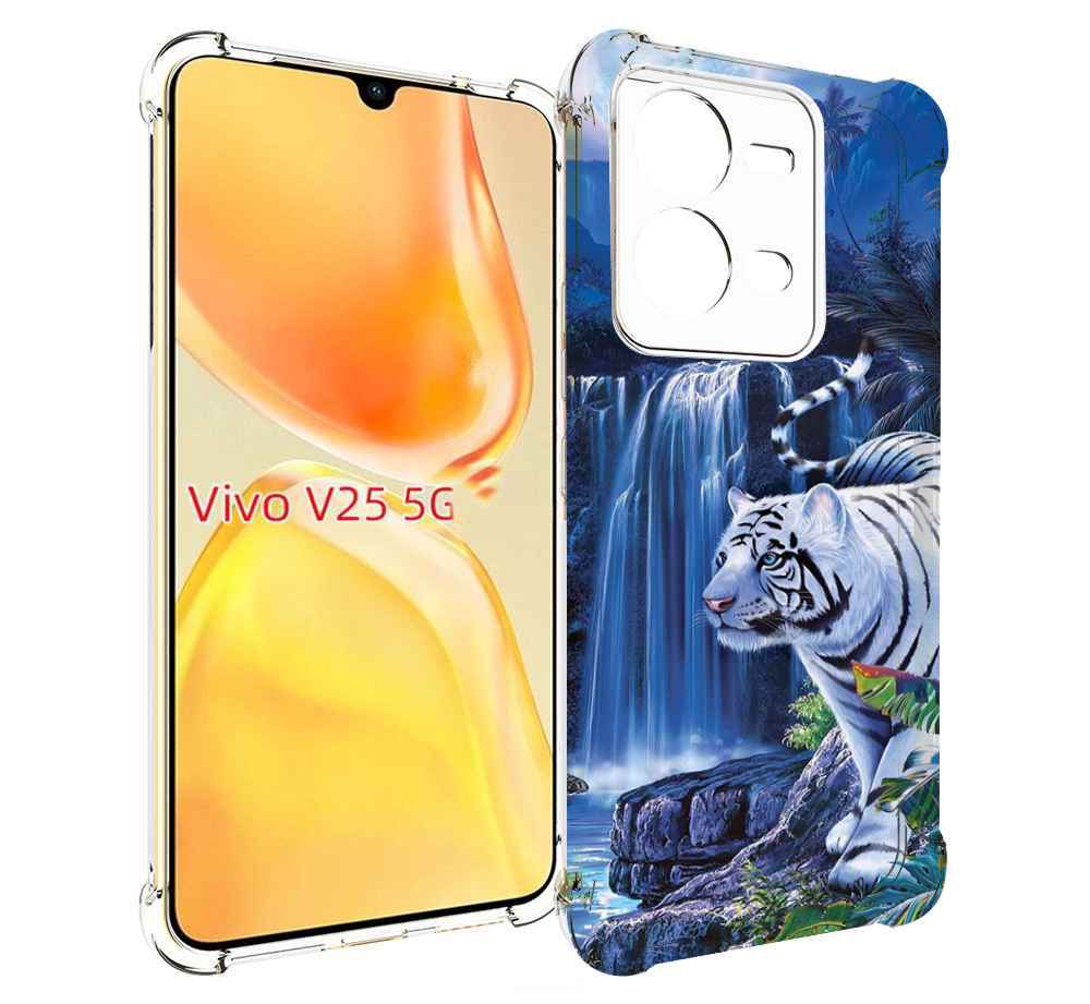 

Чехол MyPads Водопад для Vivo V25 5G / V25e, Прозрачный, Tocco