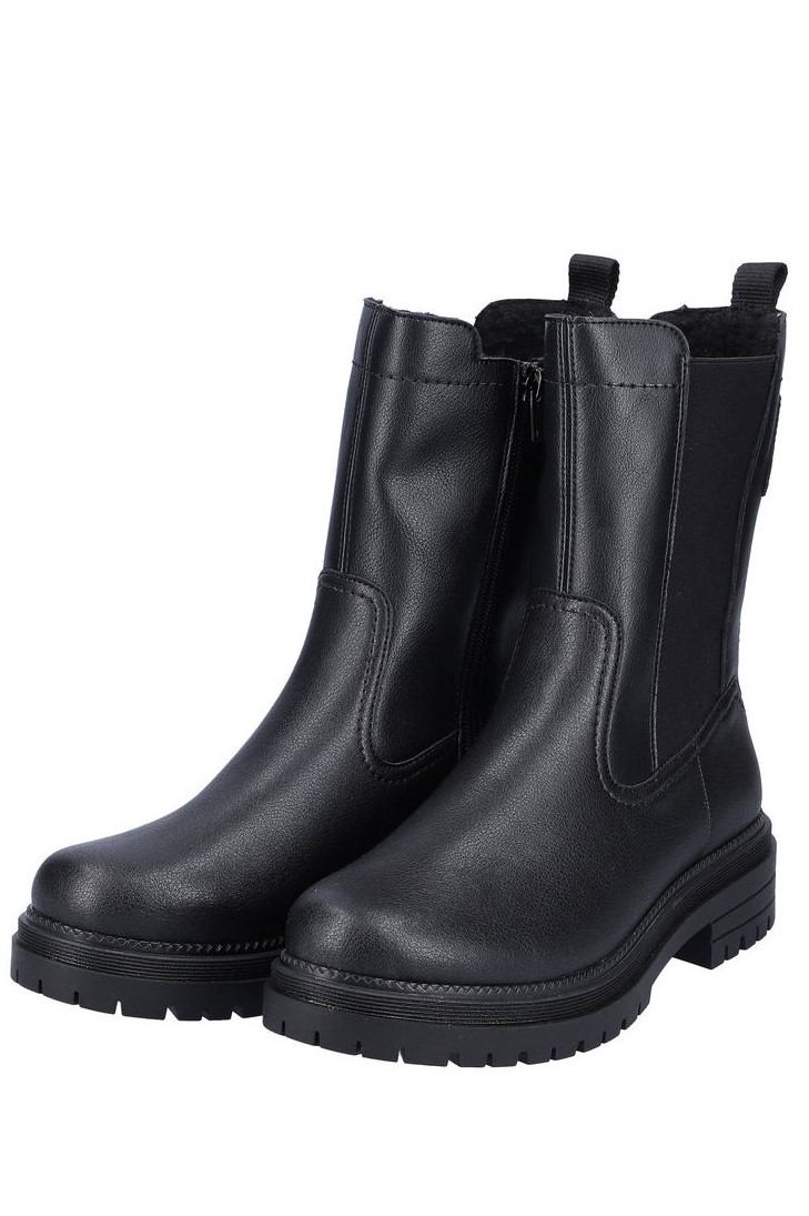 

Полусапоги женские Rieker Y3155-00 черные 38 RU, Черный, Y3155-00