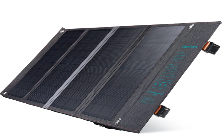 фото Портативная складная солнечная батарея - панель choetech 36 вт solar power (sc006)
