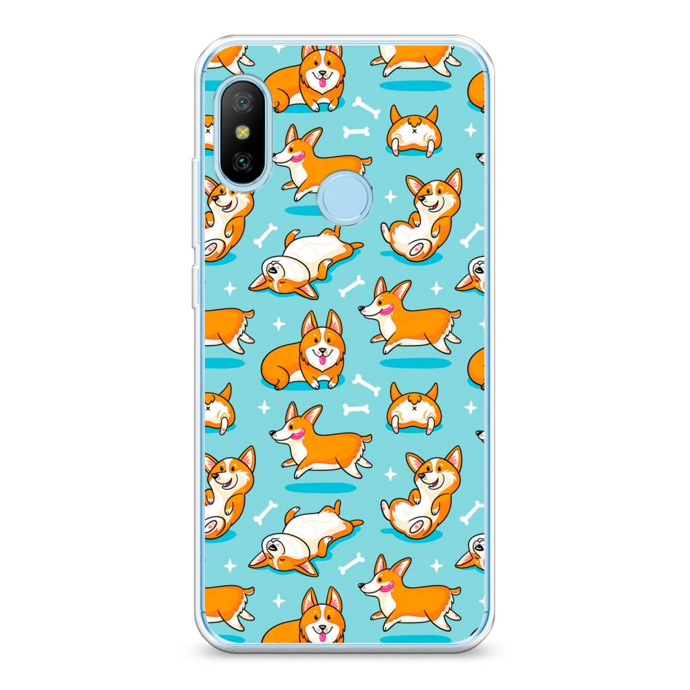 

Чехол Awog на Xiaomi Mi A2 Lite "Веселые корги", Разноцветный, 34250-2