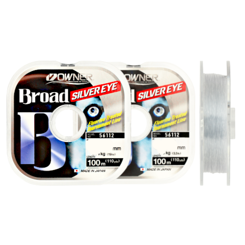 Леска OWNER Broad Silver Eye 100м 033мм 94кг 669₽