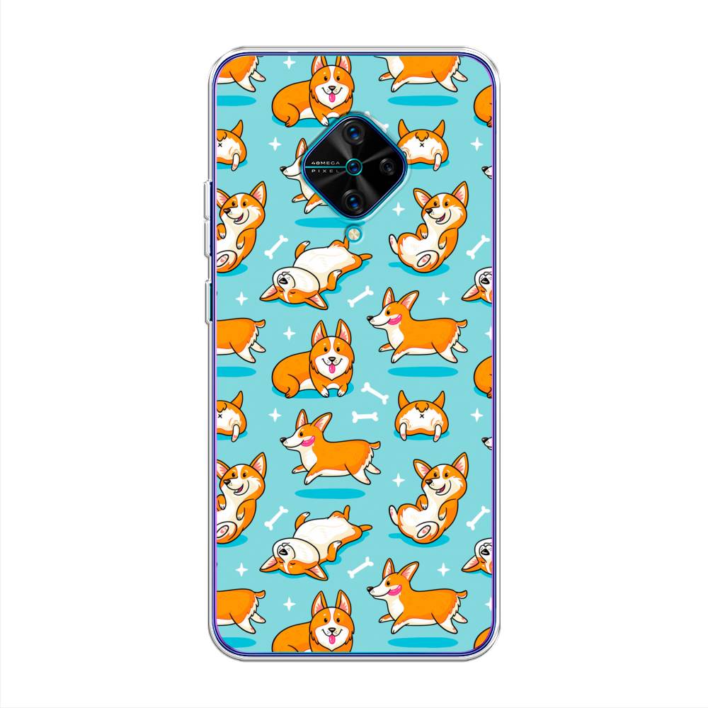 

Чехол Awog на Vivo V17 "Веселые корги", Разноцветный, 261550-2