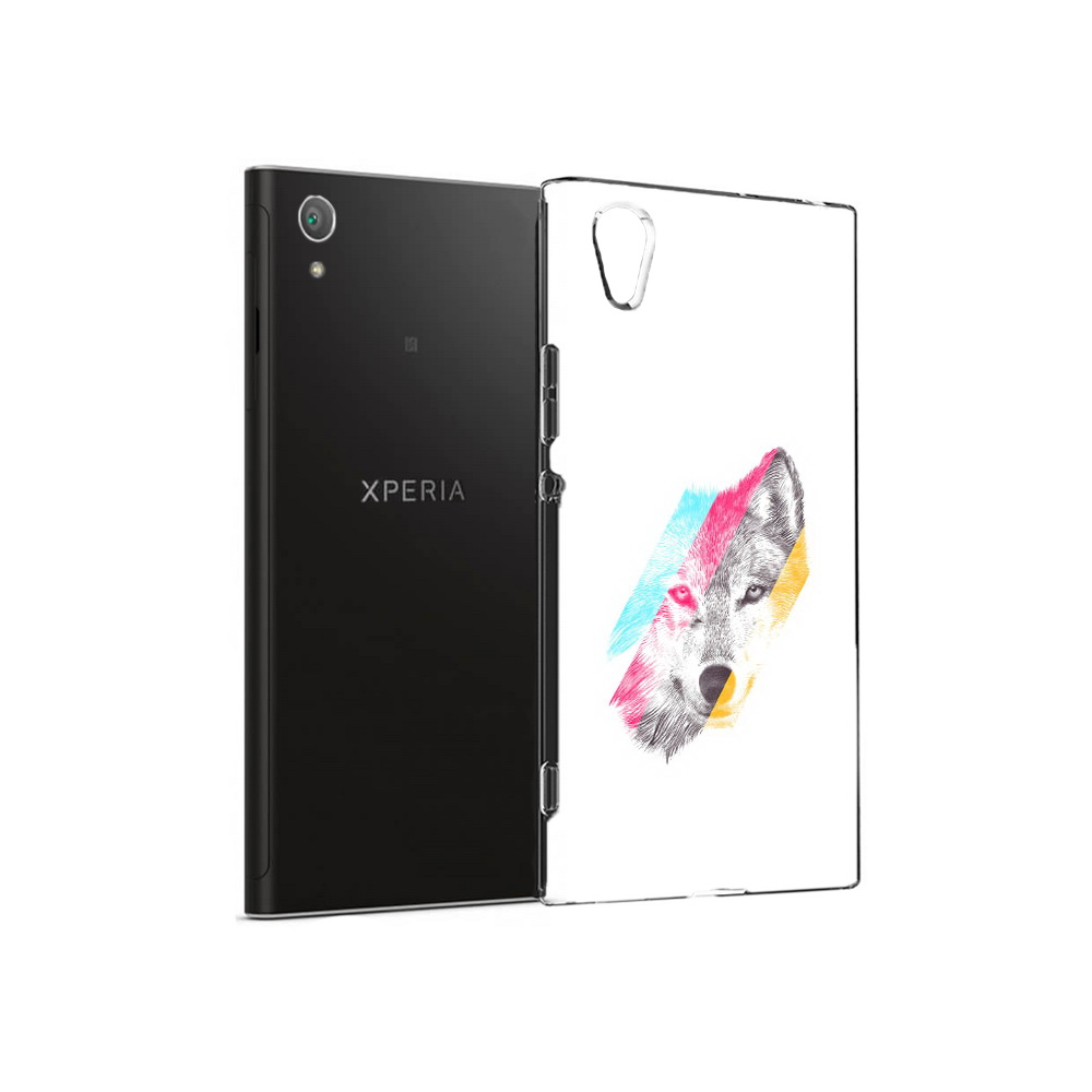 Чехол MyPads Tocco для Sony Xperia XA1 Plus волк градиент (PT77220.224.268)