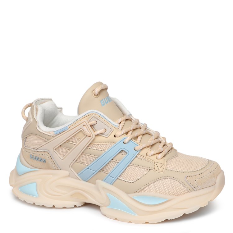 

Кроссовки женские Guess FLJBLLFAB12 бежевые 38 EU, Бежевый, FLJBLLFAB12