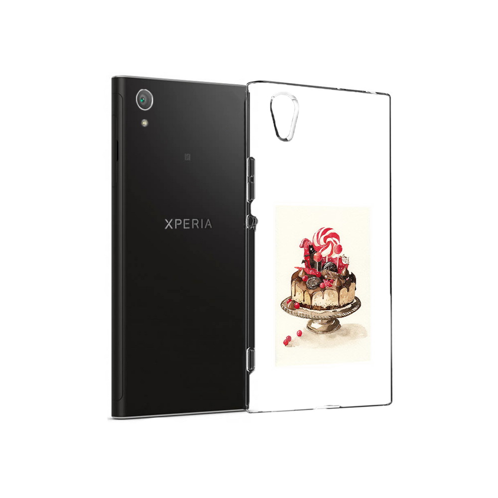 

Чехол MyPads Tocco для Sony Xperia XA1 Plus вкусный торт (PT77220.224.262), Прозрачный, Tocco