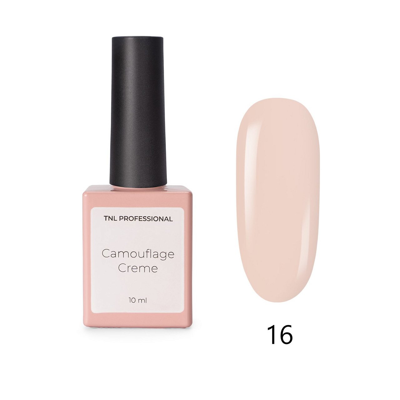 

гель-лак TNL Camouflage Creme №16 Сгущенное молоко 10 мл, Розовый