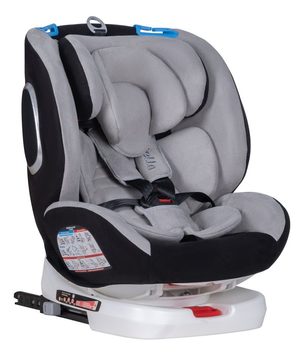 

Автокресло детское Farfello ISOFIX YB102A, 0+/1/2/3, 0-12 кг., серо-черный велюр, Серый, ISOFIX YB102A