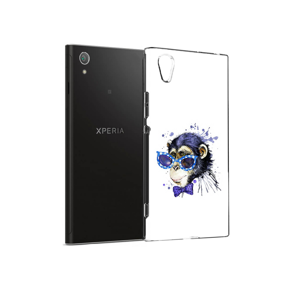 

Чехол MyPads Tocco для Sony Xperia XA1 Plus акварельная обезьяна (PT77220.224.216), Прозрачный, Tocco