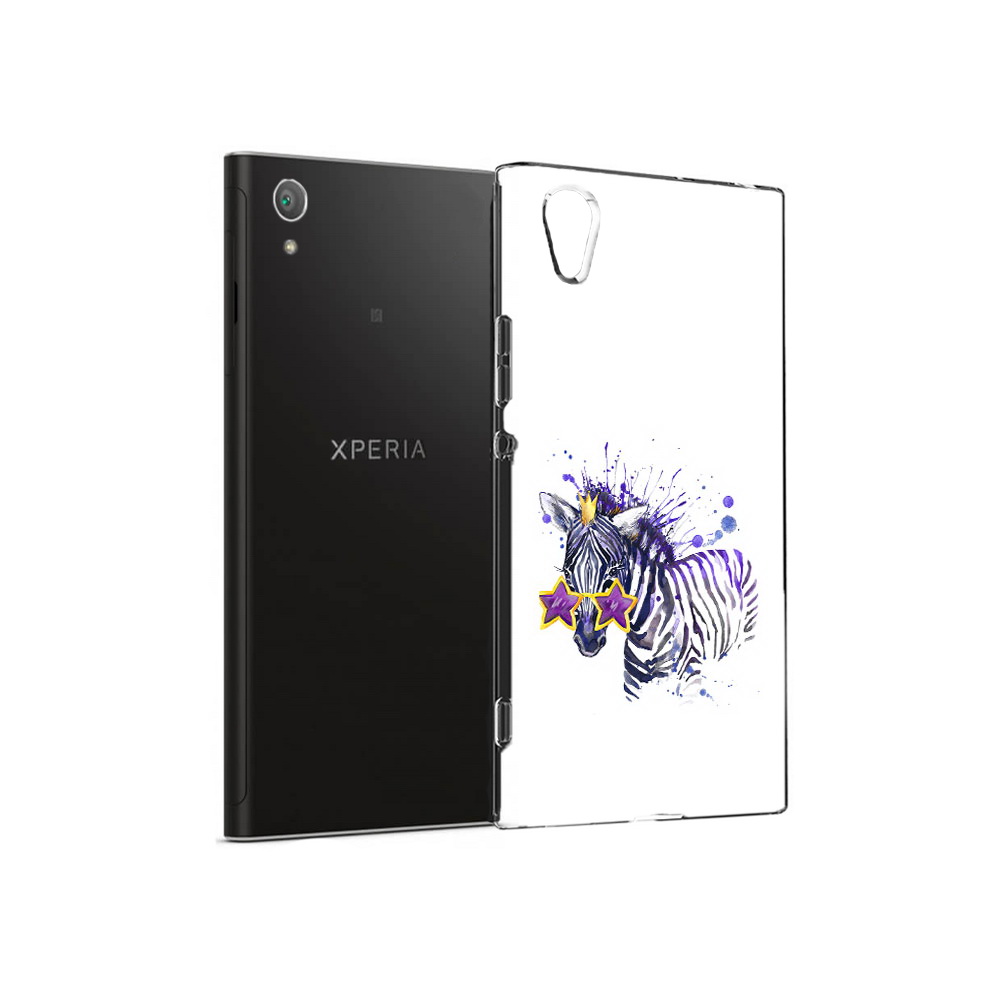 

Чехол MyPads Tocco для Sony Xperia XA1 Plus акварельная зебра (PT77220.224.215), Прозрачный, Tocco