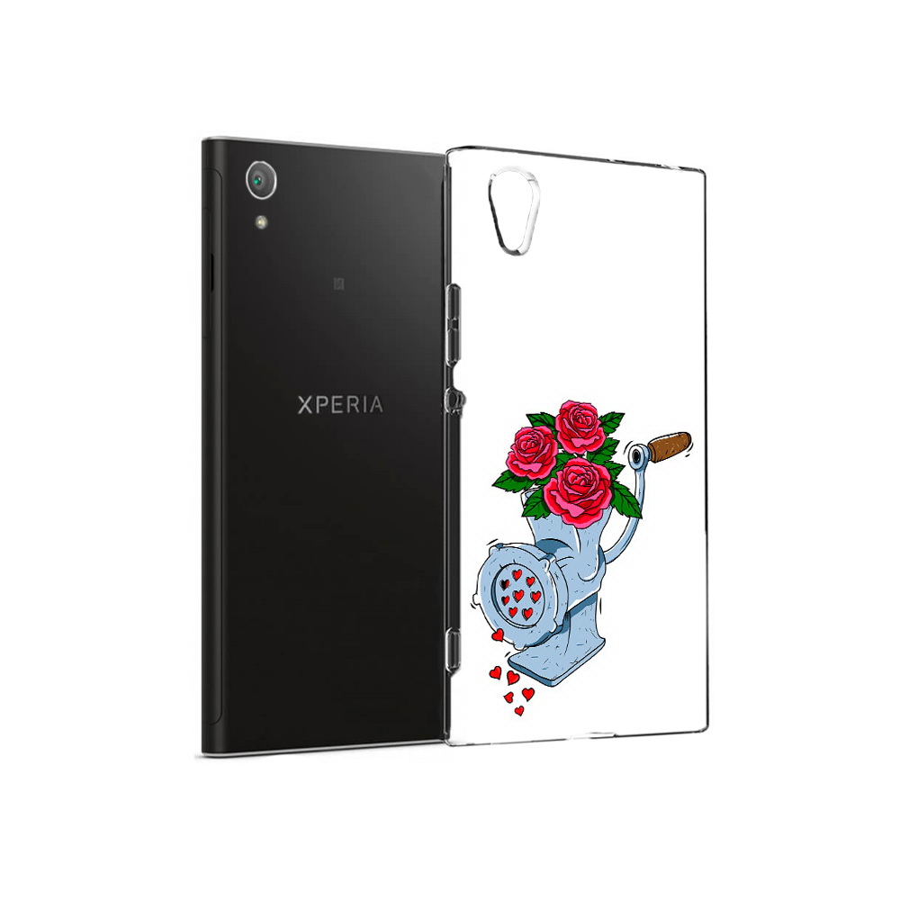 

Чехол MyPads Tocco для Sony Xperia XA1 Plus Цветочные сердца (PT77220.224.199), Прозрачный, Tocco